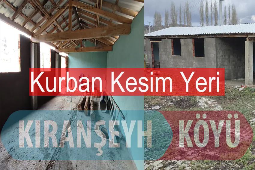 Köyümüze Kurban Kesim Yeri yapılıyor